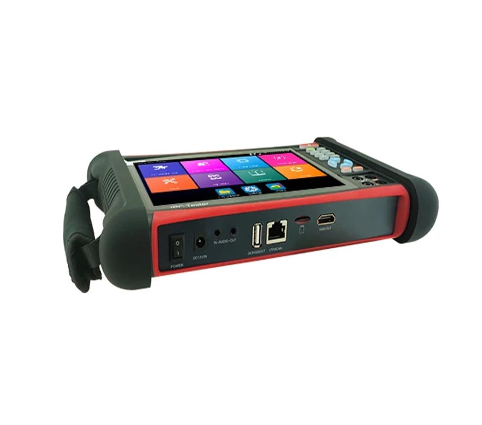 Supporto per tester CCTV per telecamera IP X7MOVTADHS Cctv Tester IP Ahd Cvi Tvi Sdi 8mp Tester Fotocamera Cvbs Auto Hd Coxial Tester Multimetro Digitale Strumento Di Test Professionale(X7 ADHS)