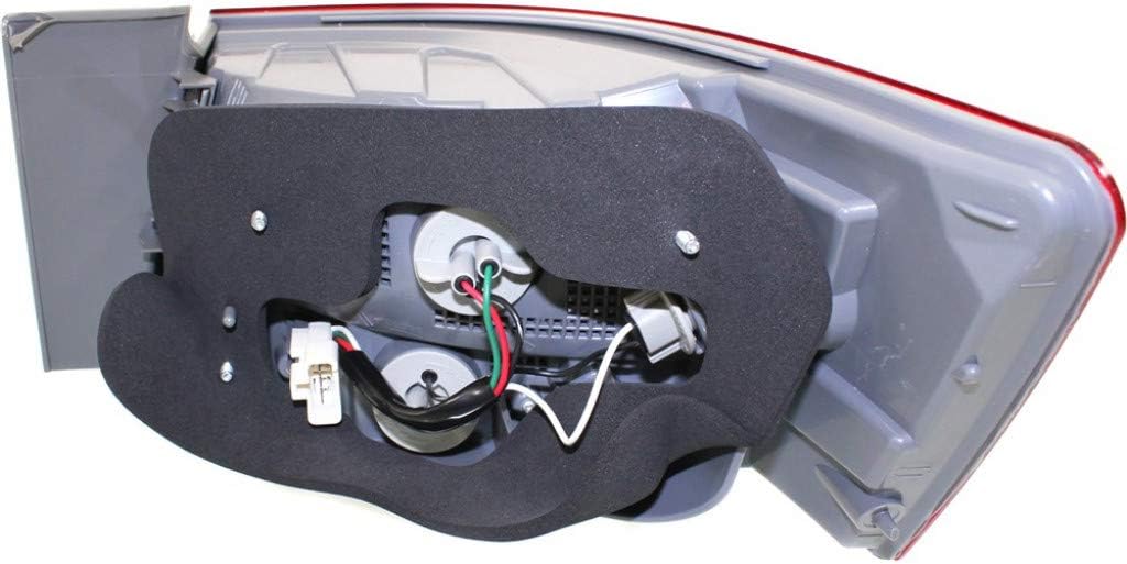 CarLights360 For Hyundai Sonata 2008 2009 2010 Tail Light Assembly on Body Driver Side | HY2804115 | 92401-0A500
