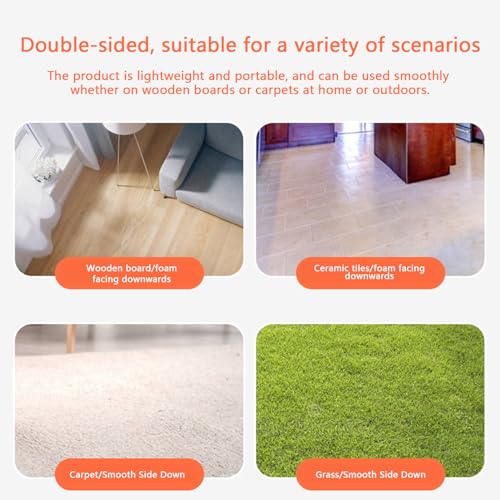Deslizadores de ejercicio de núcleo discos suaves para suelo de madera 8