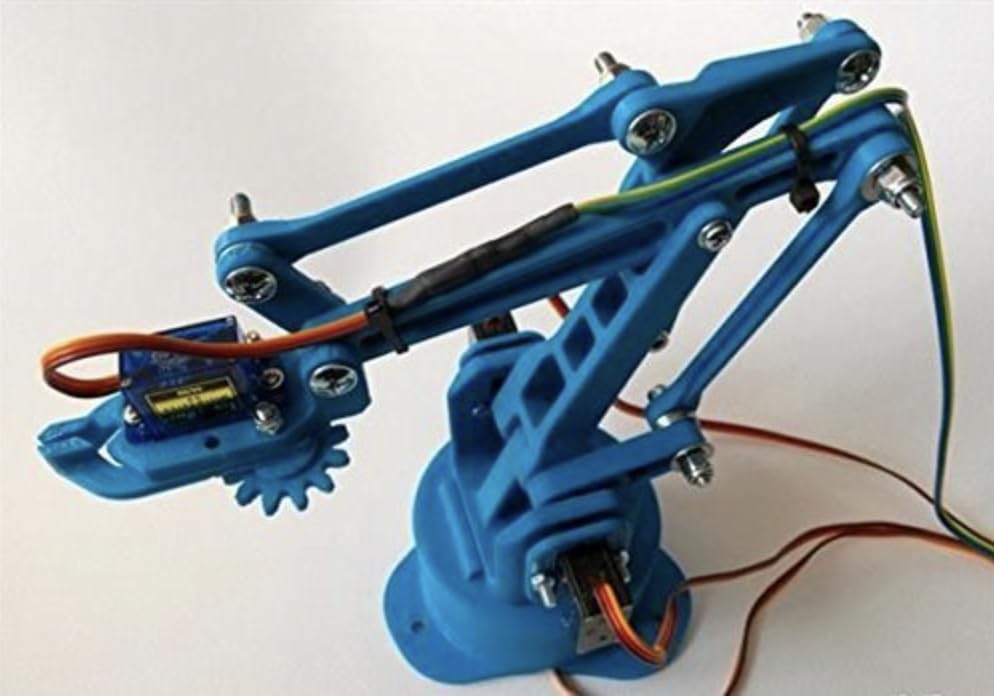 Printed Bots Robotic Arm with Gripper DIY Kit, All Nuts & Bolts Included, Servos Not Included. (B0CZL2N2YY) Amazon Price History, Amazon Price Tracker