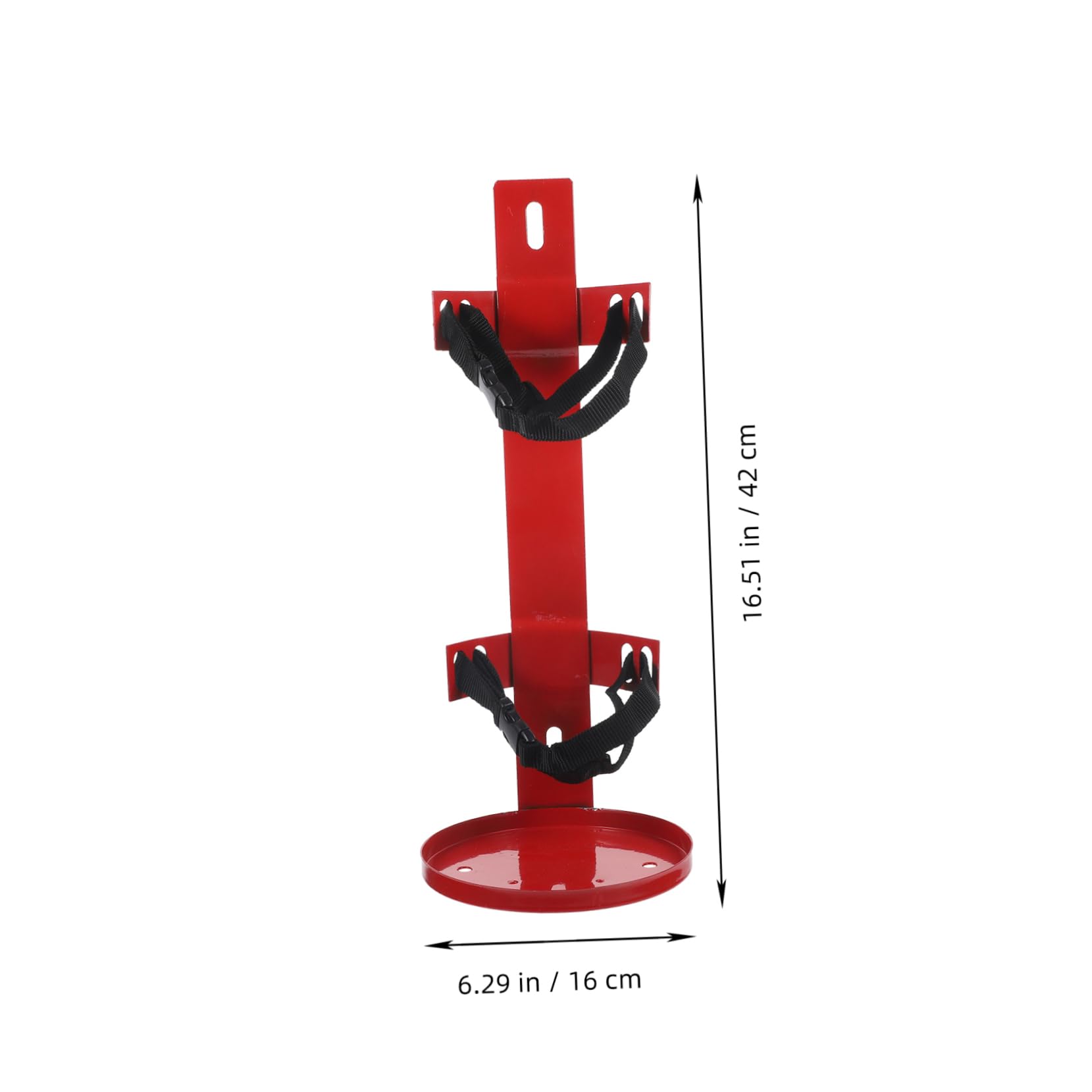 Soporte Extintor para Extintores de Incendios, Soporte de Pared con Correas Ajustables, Fácil de Instalar, para Casa y Oficina