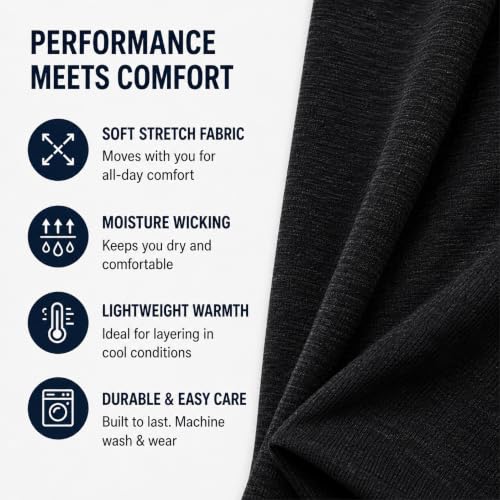 Image of Spyder Mens Quarter Zip Pullover Sweatshirt - Dry Fit Quarter Zip Hoodie