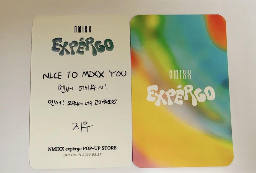 NMIXX EXPERGO popup 入場　全日程特典　セット　オール NMIXX EXPERGO popup 入場 全日程特典 セット ベイ NMIXX｜韓国