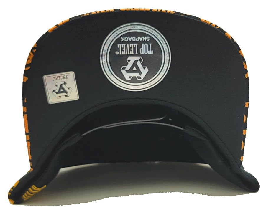 Gorra Snapback Negra Oro Visera All Bill Bridge miniatura 7