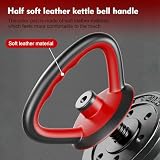 Regulowany zestaw hantli 29,9 kg, zestaw hantli ze złączem, zestaw hantli 4 w 1, używany jako sztanga, kettlebell, uchwyt push-up, ćwiczenia fitness do domowej siłowni odpowiednie dla mężczyzn/kobiet