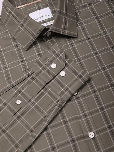 Image of LOUIS STITCH Men's Cotton Regular Fit Shirt (ST-CH3)
