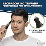 Wahl Lighted Nose, Ear, and Eyebrow Trimmer for Painless Easy to See Facial Hair Trimmer for Men & Women Battery…