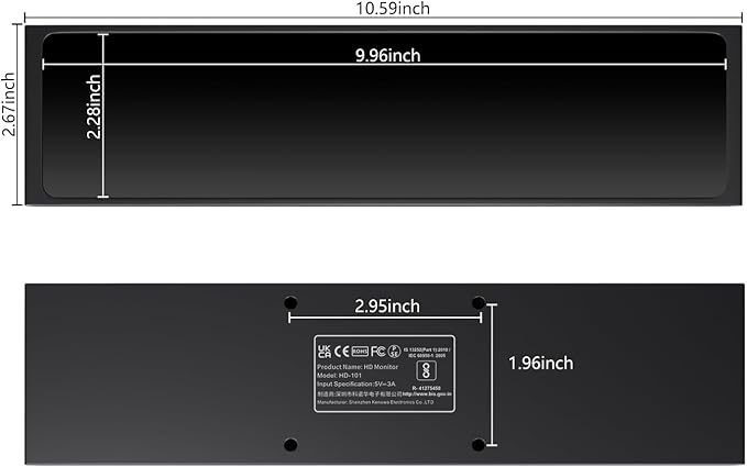Monitor Mini FHD 11.26 IPS para PC y Raspberry Pi miniatura 7