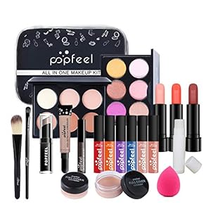 Makeup Set, All In One Makeup Kit, Cosmetic Make Up Starter Kit, Makeup Gift Set for Women & Girls, Includes Foundation Eyeshadow Palette Lipstick Eyeliner Mascara Cosmetic Brush Set