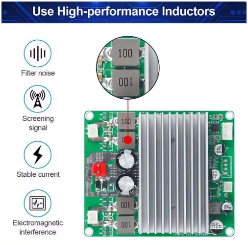Image of VIRE-2C150 V1.0 | 150W*2 Dual Channel Pure Rear Stage Digital Amplifier Board TPA3221 Class D | DC 12V-24V Power | High Power Subwoofer AMP for DIY Speaker, Car Audio, Home Theater, Robotics