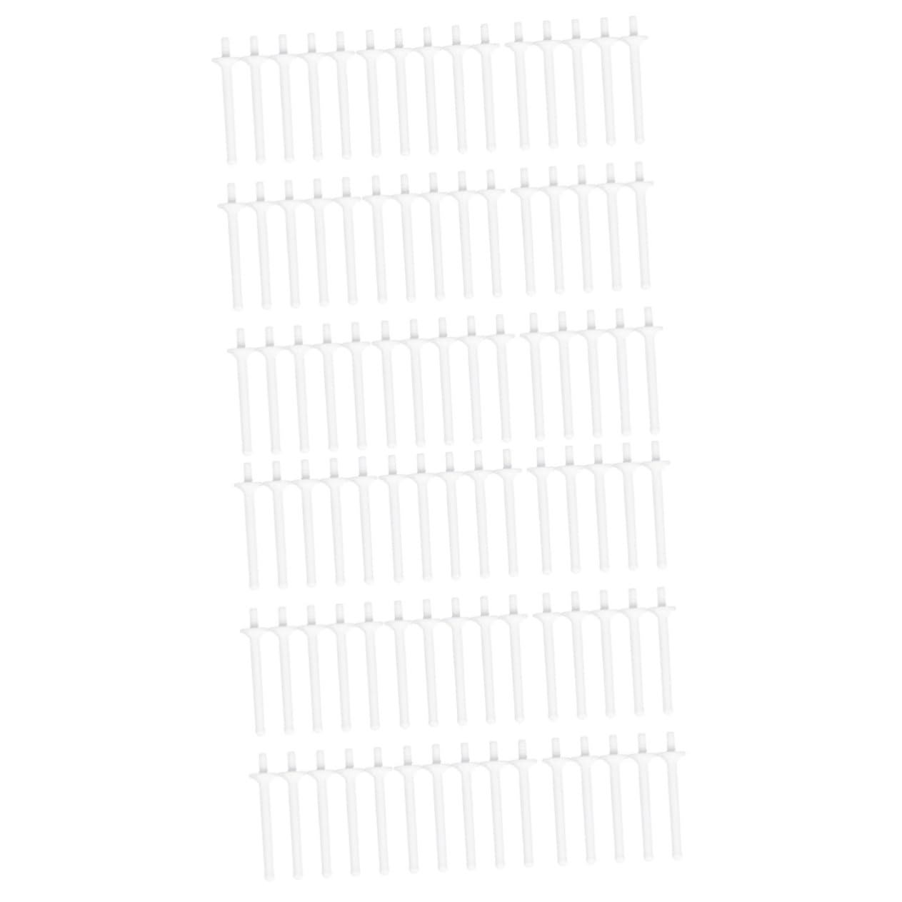 NOLITOY 80 Pcs Nose Wax Sticks, Plastic Nose Hair Stick for Nostril Nasal Cleaning Ear Hair Removal