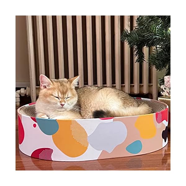 BobbyPet Katzenbett für große Katzen, ovale Form – Bild 9