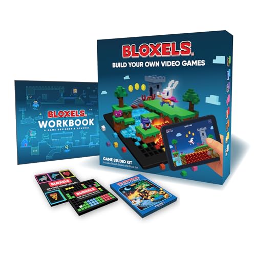 Bloxels Ultimate Video Game Builder Bundle: Official Kit, Card Decks, Workbook - Includes Account - Award-Winning STEM Toy, No Coding Required - Ages 8+