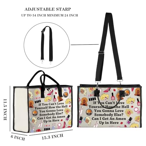 Zuo Bao Drag Race Inspired Tote Bag Drag Queen Gift Can I Get An Amen Canvas Canvas Shopping Bag for Fans2
