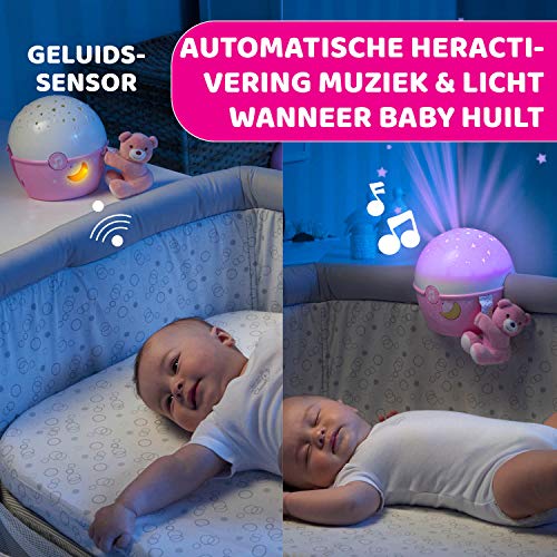 Chicco - Projectielamp Next2Stars - Sterrenprojector voor Baby - Sfeerlicht en Muziek - Voor Babybed of Reiswieg… - Image 8
