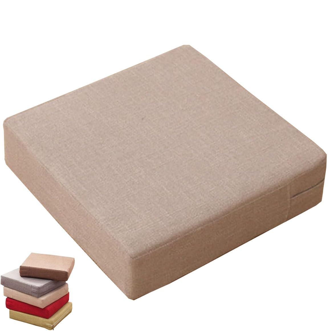 Cojines de silla antideslizantes con espuma densa y fundas lavables de patio y banco