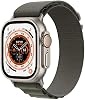Apple Watch Ultra [GPS + Cellular 49mm] Caja de Titanio con Correa Alpina Verde, Talla Grande (Renovado) 2