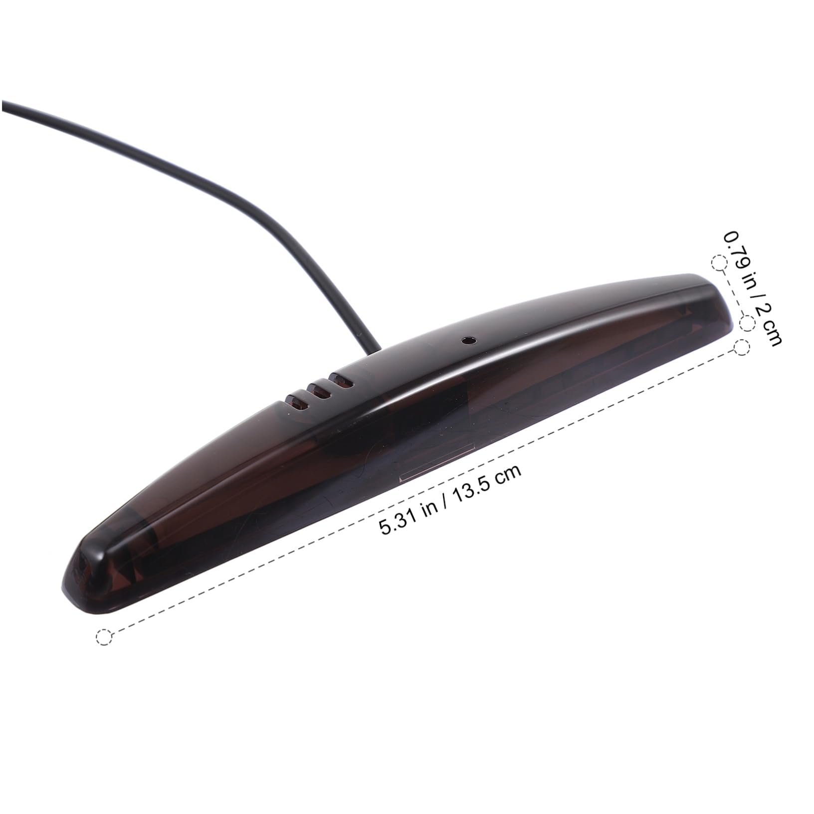 Sensore di Retromarcia Auto Abs Nero con Avviso Beep | 12v Dc, Rilevamento 30-250cm, Identificazione Ostacoli Sinistra e Destra, Temperatura 40 a +80℃