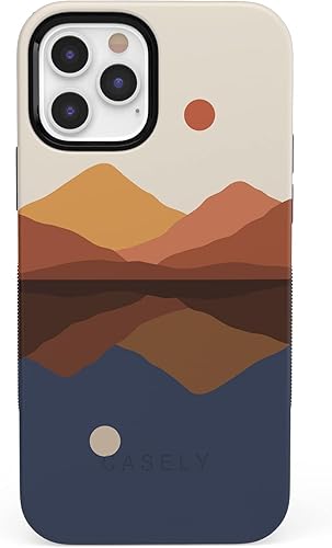 Casely Funda para iPhone 1212 Pro Compatible con MagSafe Opuestos atraen DĂa y noche Colorblock Mountain Case Casely Funda para iPhone 1212 Pro Compatible con MagSafe Opuestos atraen DĂa y noche Colorblock Mountain Case
