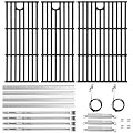 Grill Replacement Parts for Charbroil Performance 4 Burner 463365021 463351021 463350722 463354021 G327-2100-W1 Burner,G325-0002-W1 Heat Plate,G426-0005-W1,G426-0004-W1 17" Grill Grate for Char-Broil