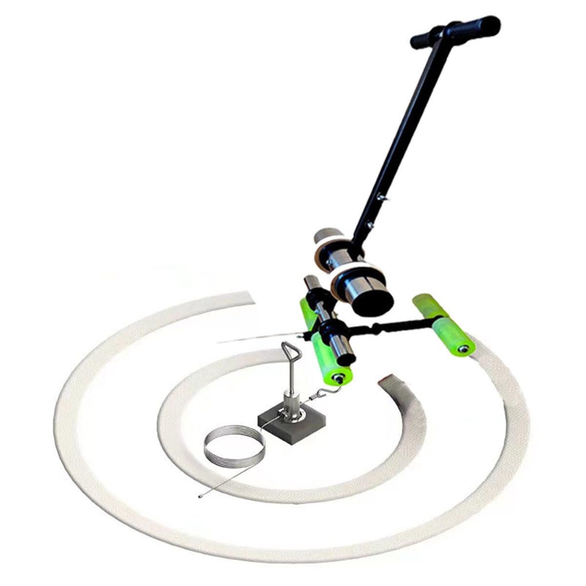 asdchZen Tape Marking Machine Hand-Push,Gym Floor Tape Machine With Circle Drawing Kit, Hand Push Floor Marking Tool For Garage, Ballpark, Track