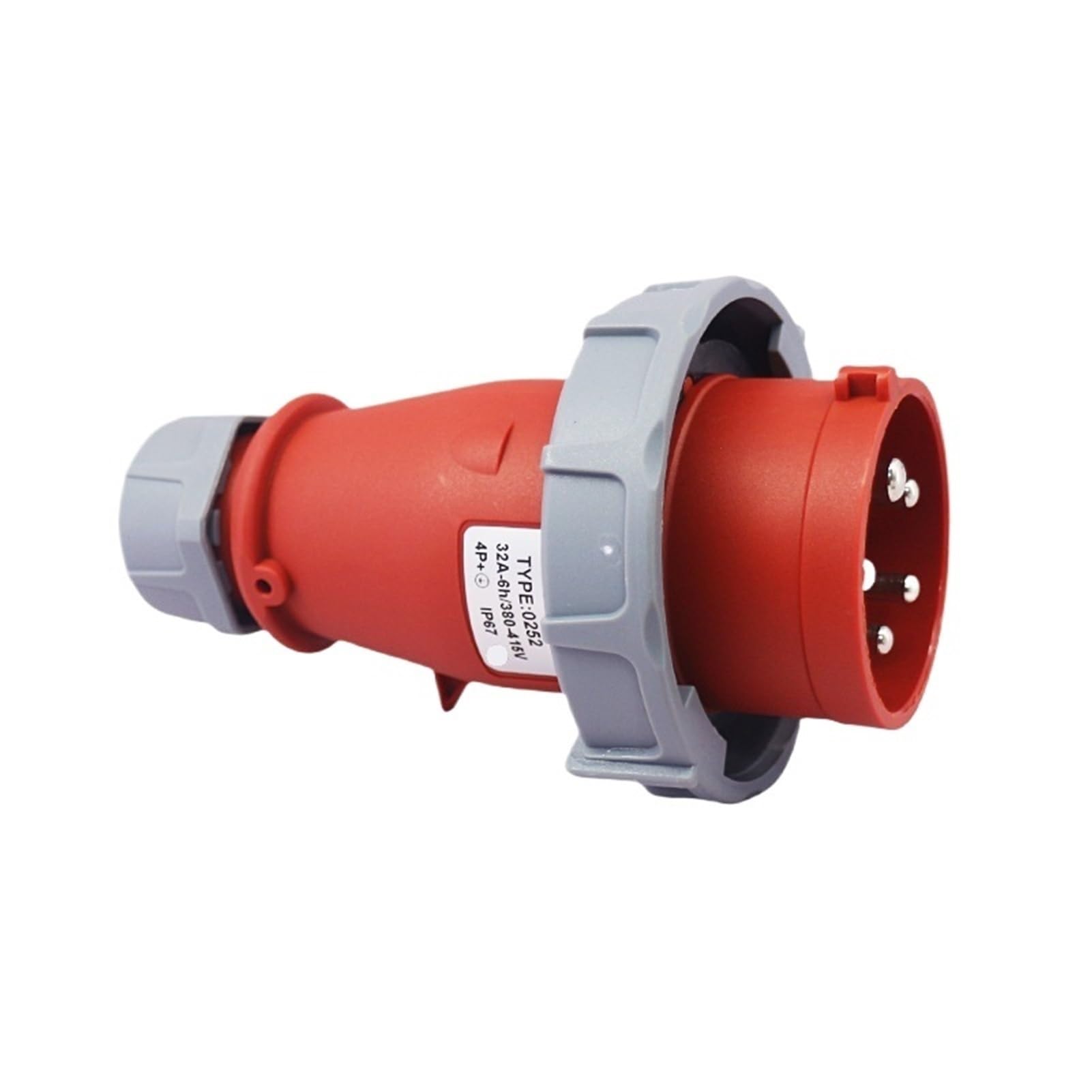 Industrielle Luftfahrt-Steckdose, IP67, wasserdicht, 32A5-Kern, 380 V, schwer entflammbar, männlich und weiblich, Set JH0252