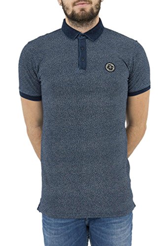Polo Lucas Bleu Le Temps des Cerises en coton piqué de qualité supérieure