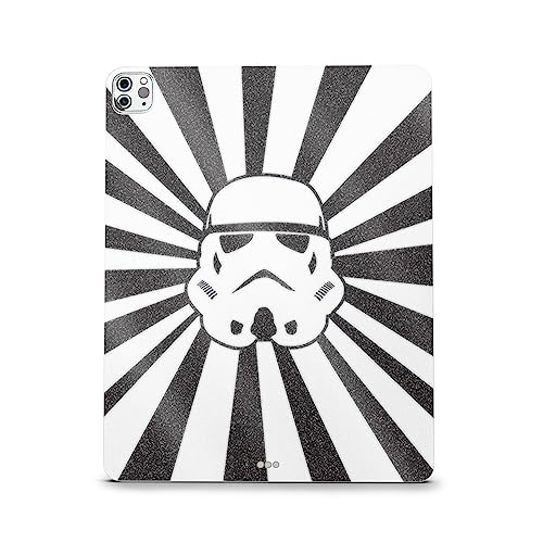 Image of MightySkins Carbon Fiber Skin Compatible with Apple iPad Pro 12.9 inch M2 6th Gen (2022) Full Wrap Kit - Star Rays | Protective, Durable Textured Carbon Fiber Finish | Easy to Apply | Made in The USA