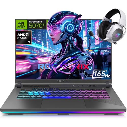 ASUS ROG Zephyrus G16 Notebook Gamer, 16' OLED 2.5K 240Hz, Intel Core Ultra 9-285H, RTX 5080 16GB, 32GB RAM, SSD 2TB, Eclipse Gray