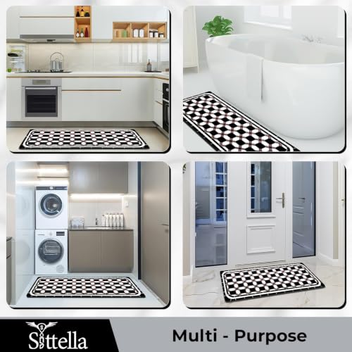 Image of SITTELLA Kitchen Floor Mats, 2 Size Combo (45x100 & 45x120 CM)