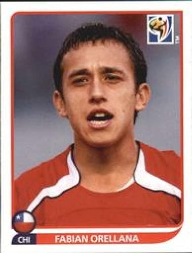 2010 Panini FIFA World Cup Stickers #633 Fabian Orellana Chile Official Soccer Album Sticker (2 inch X 1.5 Inch) in Raw Condition (NM or Better)