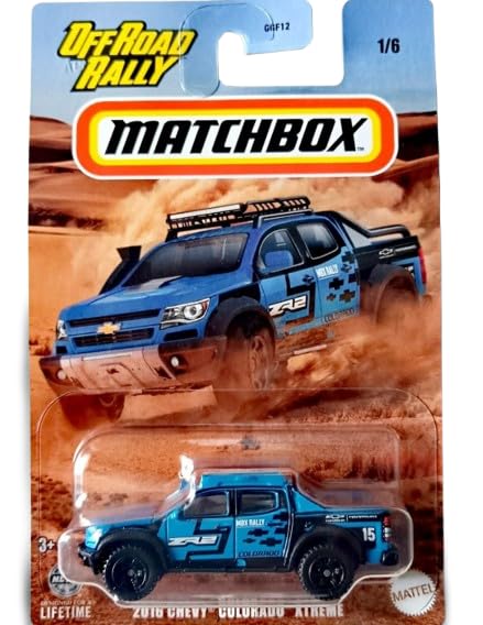 Amazon.com: Matchbox 2016 Chevy Colorado Xtreme 1:64 Die-Cast Off