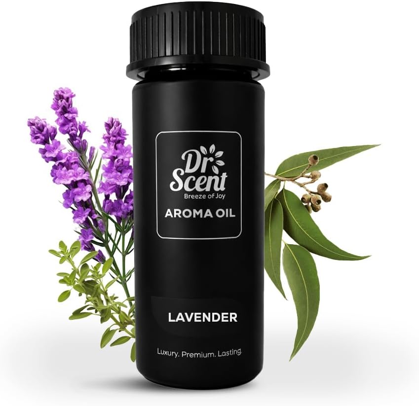 Dr Scent Diffuser Aroma Lavender - With Gentle and Natural Hints of Thyme and Lavender (170ml), Perfect for Home, Offices & SPA