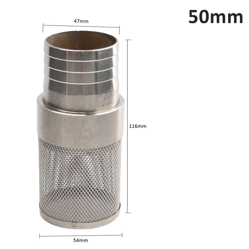 Sito filtrujące ze stali nierdzewnej 304 do nawadniania w rolnictwie i ogrodzie - złączki do węży 20-63 mm, 1 szt.(50mm)