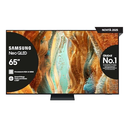 Samsung Neo QLED 4K Vision AI Smart TV 65'' QE65QN74FATXZT Mini LED, NQ4 AI Gen2 Processor, 4K AI Upscaling, Motion Xcelerator 144 Hz,Tecnologia Quantum Matrix Slim, OTS Lite, AirSlim Design, 2025