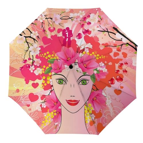 Parapluie pliant automatique compact orang-outan homme femme voyage