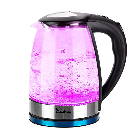 Tetera Eléctrica de Vidrio 1.8L con Apagado Automático miniatura 6