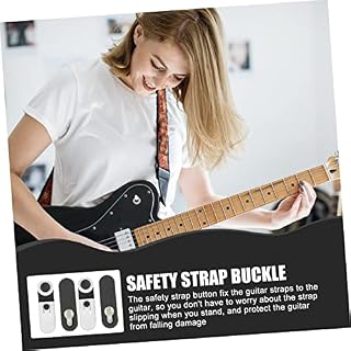 TOYANDONA 2 Pièces Sangle De Guitare Boucle Sangle Serrures Ukulélé Sangle Serrure Guitare Acoustique Anti-Dérapant Sangle Bouton Guitare Sangle Serrure Ceinture Avec Boucle Accessoire De - Les Beatles, Paul McCartney, John Lennon, RIngo Starr, George Harrison TOYANDONA 2 Pièces Sangle De Guitare Boucle Sangle Serrures Ukulélé Sangle Serrure Guitare Acoustique Anti-Dérapant Sangle Bouton Guitare Sangle Serrure Ceinture Avec Boucle Accessoire De – Image 6