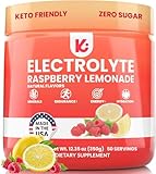 Keppi Electrolytes Powder – Raspberry Lemonade Flavor – No Sugar Hydration Supplement with Magnesium, Potassium, Sodium – 50 Servings – Keto, Vegan, Fasting-Friendly, Zero Calorie Electrolyte Drink