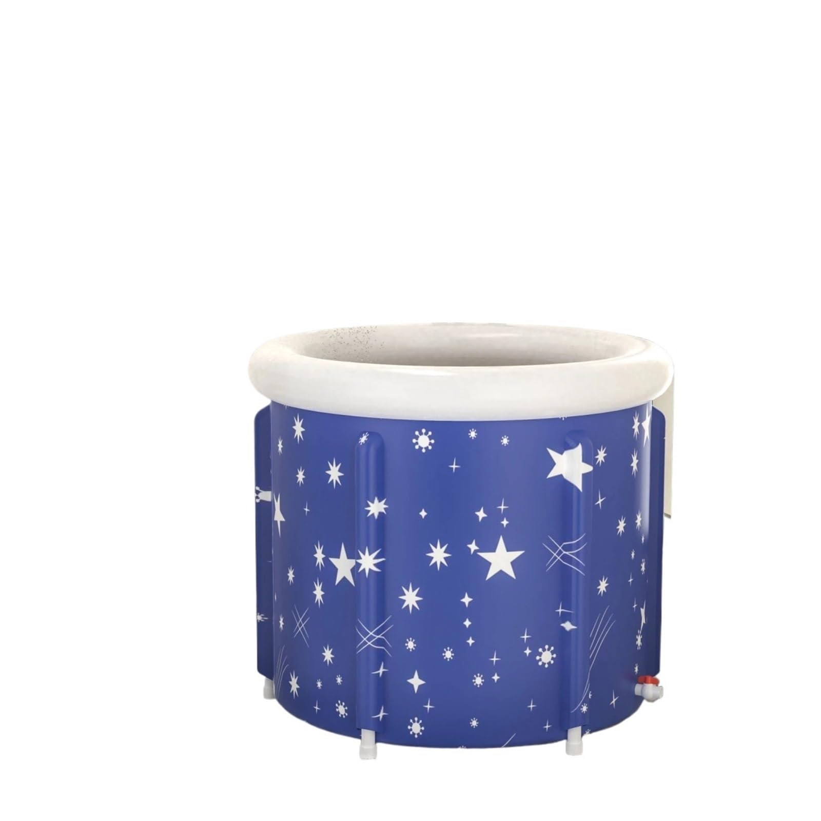BañEra Plegable Bañera Plegable, bañera de Hielo portátil Inflable for Agua fría, bañera de hidromasaje, Cubo de baño de Hielo Plegable para Ducha