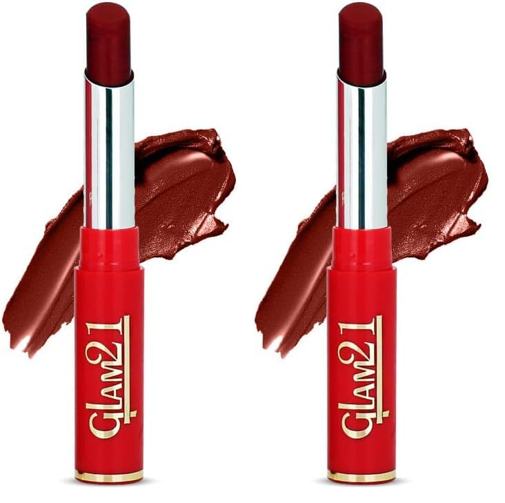Image of Glam21 Matte Pro Ink Non Transfer Lipstick | Long Lasting | Ultra Pigmented |18 Matte Berry (Pack of 2)