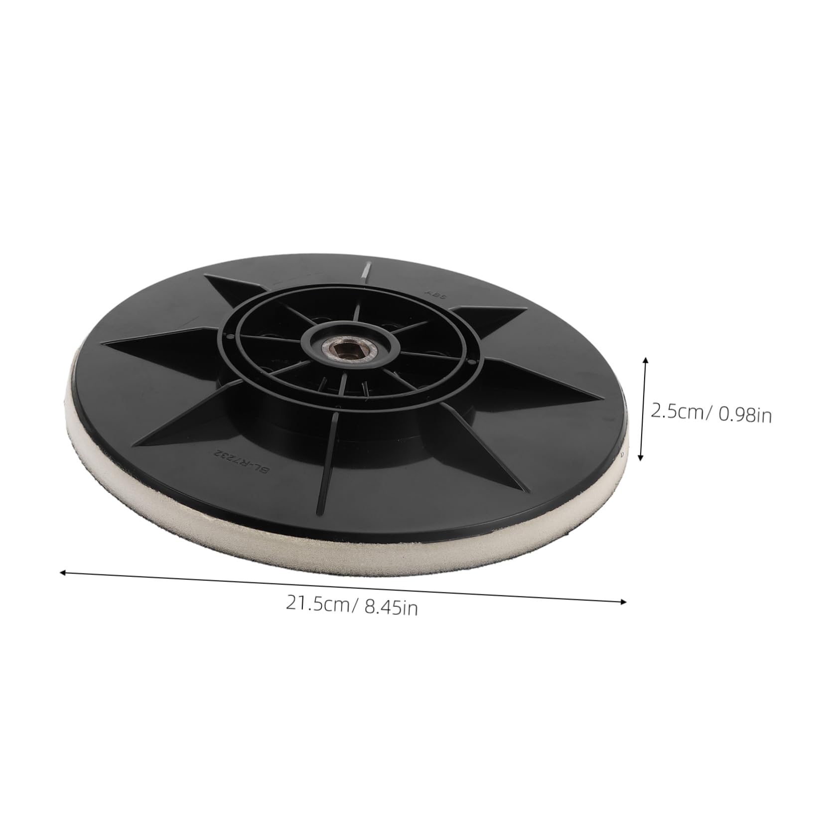 FAVOMOTO Self-Adhesive Wall Polishing Disc 9in Sander Pad Flat Threaded Buckle for Easy Sandpaper Change