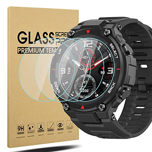 Verre trempé Amazfit T-Rex protection d'écran idéale pour le sport extérieur et la randonnée