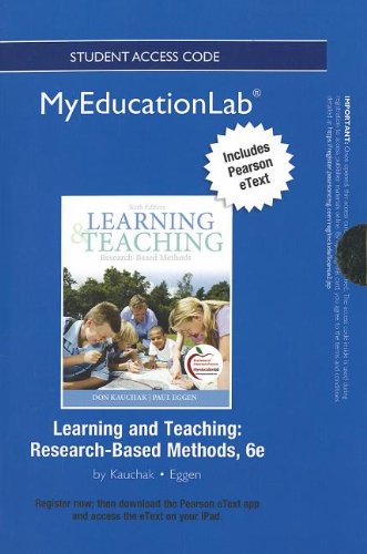 Learning and Teaching Student Access Code Includes Pearson eText ...