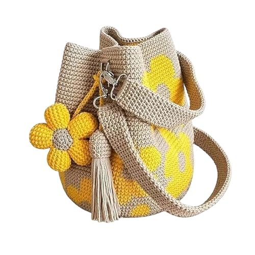 Sac au crochet fleuri idéal pour le shopping et les vacances