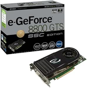 eVGA e-GeForce 8800 GTS SSC EDITION 640 MB DDR3 PCI-Express Graphics Card-Lifetime Warranty with Free Crysis Game