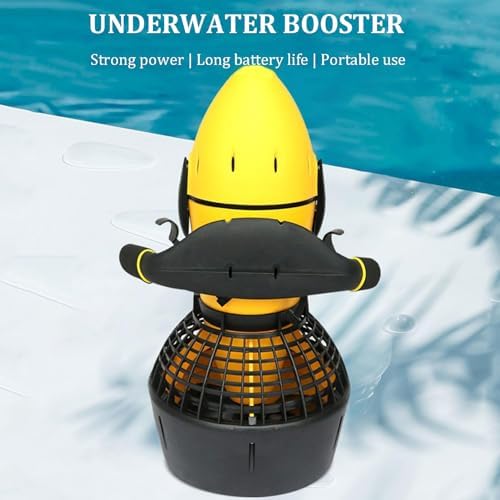 Underwater Scooter, 500W Dual Speed Handheld Propeller for Diving and Water Sports, Supports Depths Up to 20M