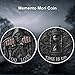 RYUKENLM Memento Mori Skull Challenge Coin - Game Over, You Lose-Time is Up - Dark Gothic Art, Motivational Stoicism Gifts for Daily Stoic Practice