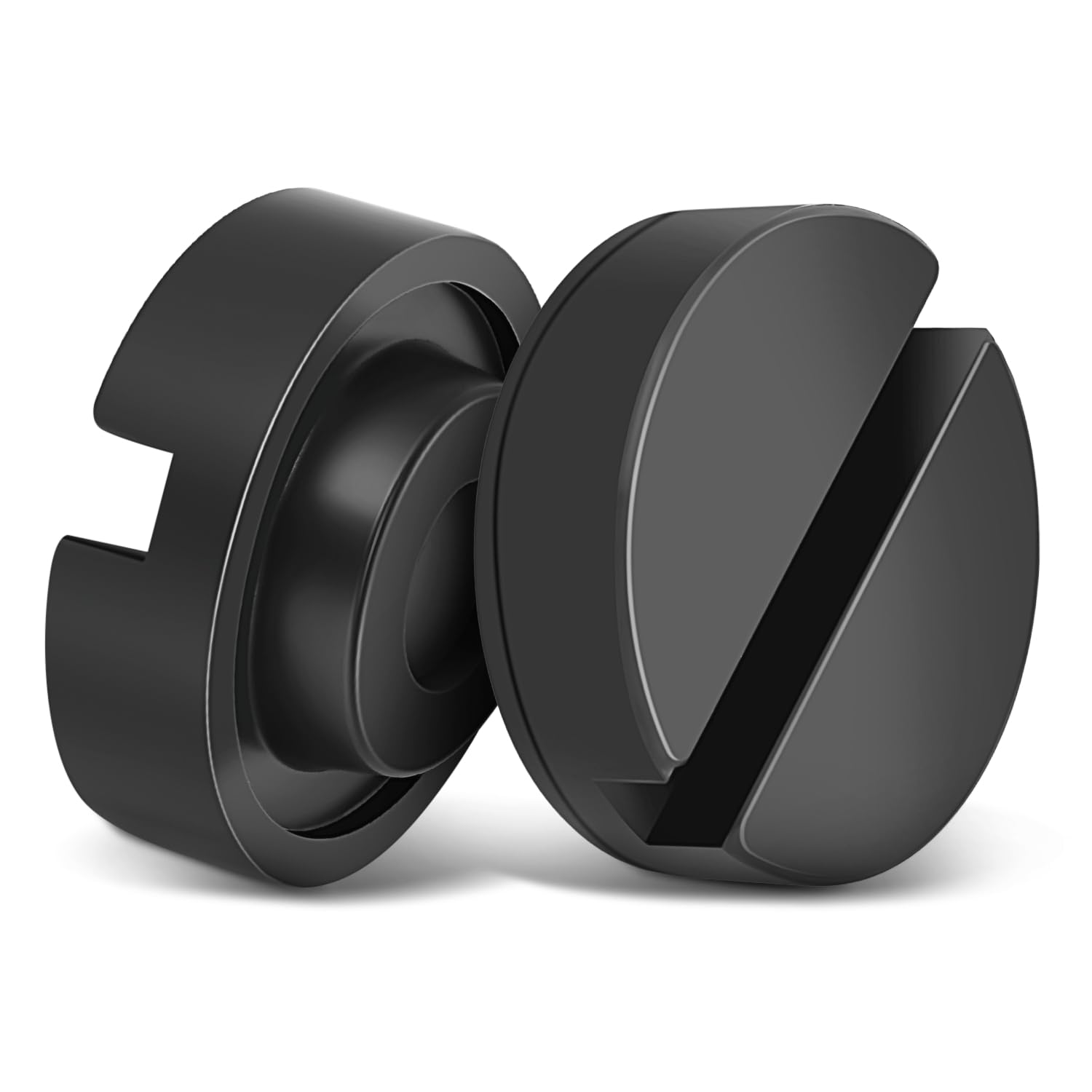 DNA MOTORING 2pack Floor Jack Rubber Pad, Slotted Frame Rail Protector, Car Lifting Pads Universal Jack Pad Adapter for Floor Jack, TOOLS-00623