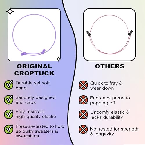 Original Adjustable Crop Tuck Waist Band Tool for Tucking Shirt and Sweater Top Size3